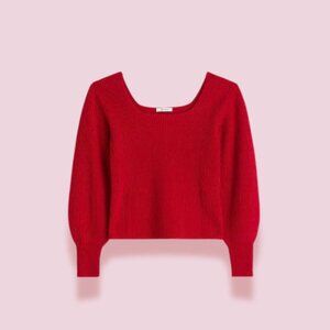 Madewell Women's Red Wool Sweater